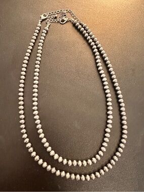 Beaded Double-Strand Necklace - Women's Jewelry